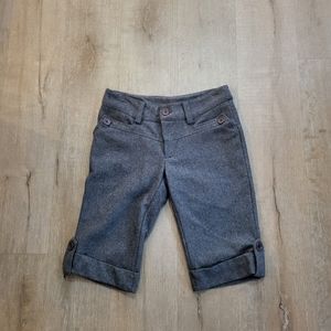 Wool Grey Lined Shorts